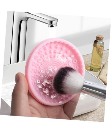 Beavorty 3pcs Makeup Brush Cleaning Box silicone brush cleaner makeup cleaning bowl makeup brush cleaner solution make up silicone makeup brush cleaner Wet and dry Silica gel carpet - Buy Online on SooperMarket.com
