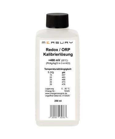 Redox ORP calibration solution 468mV - 250 ml buffer solution calibration liquid