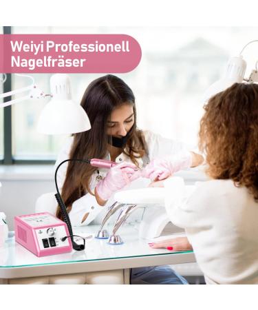 Weiyi Nail Miller Set | Professional Electric Nail File & Grinder | Low Vibration 20000 RPM 6 Drilling Sleeves | Optimal Nail Care & Design - Buy Online on SooperMarket.com
