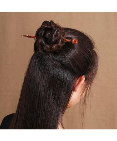 Handmade Wooden Hair Sticks for Women - Hellery 4 Pack Hairpin Fashion Accessories - Buy Online on SooperMarket.com