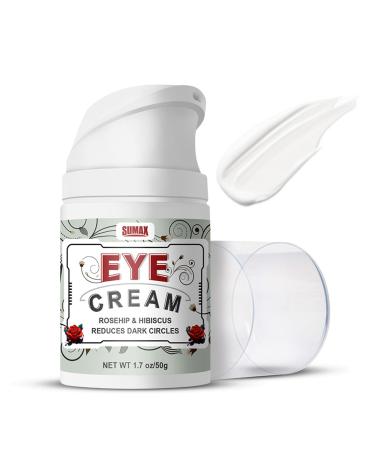 Eye Cream for Dark Circles and Puffiness Under Eye Cream for Wrinkles and Bags Anti Aging Eye Cream helps Improve Dryness for Sensitive Skin - 1.7 OZ
