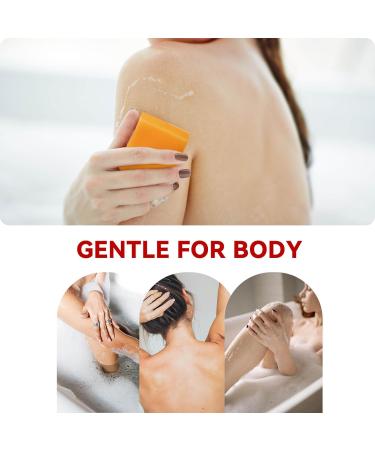 Buy Kojic Acid & Turmeric Soap Bar - Fresh Citrus Scent Vitamin C Shea Butter - Gentle Face & Body Cleanser (3 Pack) - International Shipping Available - Buy Online on SooperMarket.com