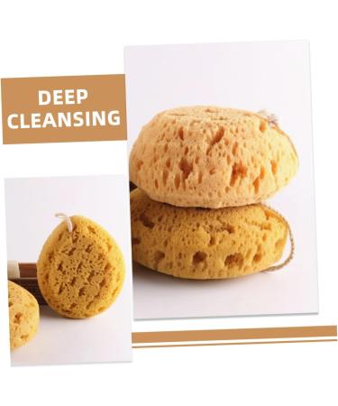 2pcs Exfoliating Bath Sponge Set | Back Scrubber & Body Wash Accessories | Ideal for Shower & Skin Cleaning - Buy Online on SooperMarket.com
