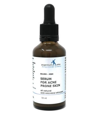 argentum plus Silver-MSM Serum for Acne Prone Skin 50 ml Dropper/Pipette