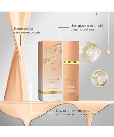 4 In 1 Foundation Liquid Biomimic Foundation 4 En 1 Light Spectrum Forever Bloom Inspired - Long Lasting Waterproof - Makeup SPF 50 Inspired Longwearing & Waterproof-korean Makeup 3pc - Buy Online on SooperMarket.com