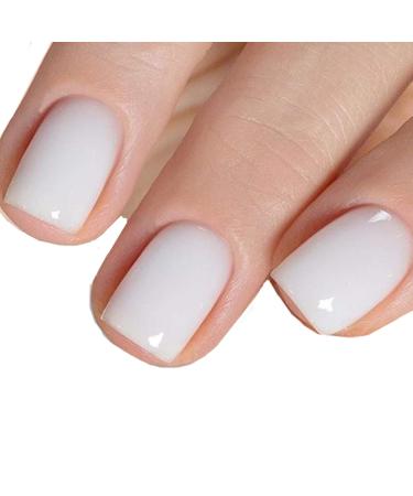 MEMEDA Gel Nail Polish, Milky White Nude Gel Polish, 0.27 fl oz