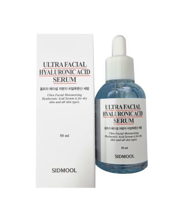 Sidmool Low-Molecular Hyaluronic Acid Serum | Ultra Facial Hydrating Serum 50ml - Buy Internationally - Buy Online on SooperMarket.com