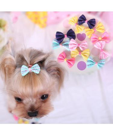 WVRLY 15Pcs Puppy Dog Hair Bow with Alligator Clips Pet Hair Bows Pet Grooming Hairpin Kitten Bow Barrettes Small Dogs Bowknot Hair Clip for Puppies Cats and Other Small Pets - Buy Online on SooperMarket.com