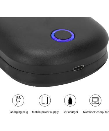 FILFEEL Eyelash Fan for Lash Extensions | Portable Bladeless USB Fan | Rechargeable Glue Dryer & Cooling Fan (Black - Buy Online on SooperMarket.com