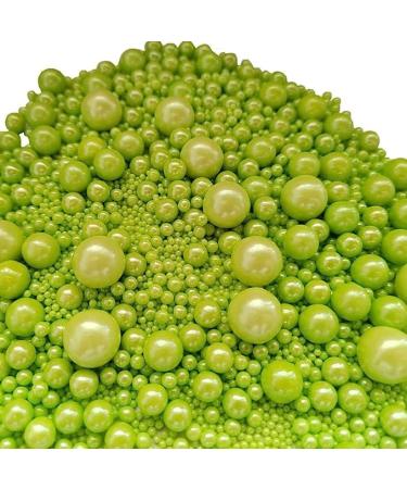 Edible Green Pearl Sugar Sprinkles 120g | Cake Decoration for Birthday Halloween Thanksgiving Christmas & Parties - Buy Online on SooperMarket.com