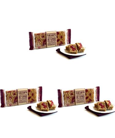 Lottie Shaw's Oat Flapjack with Cherries & Almond Flavouring 300g (Pack of 3)