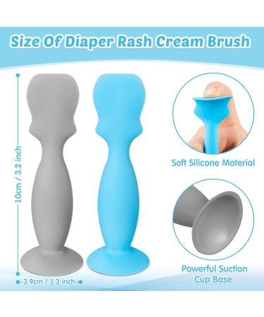 6 Pack Soft Silicone Baby Diaper Cream Spatula Applicator - Diaper Rash Cream Brush for Newborns (Small) - Buy Online on SooperMarket.com