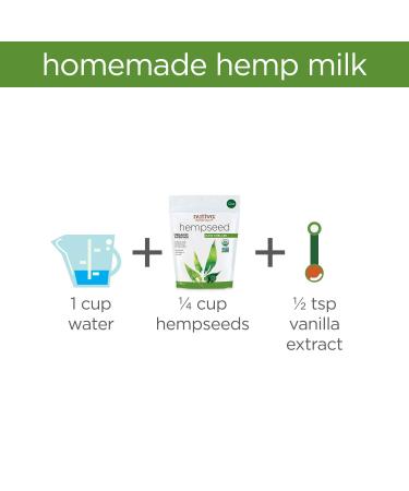 Nutiva Organic Raw Shelled Hempseed - Non-GMO, Sustainably Farmed Canadian Hemp - 8oz (3 Pack) - Buy Online on SooperMarket.com