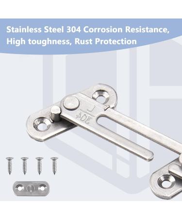 2 Pcs Stainless Steel Window Locks Safety Window Restrictors for Upvc Prevent Your Child or Pet from Falling by The Window Suitable for Home Kindergarten School Hospital Office - Buy Online on SooperMarket.com