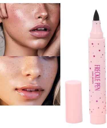 Freckle Pen Freckle Makeup Pen Waterproof Dot Spot Pen Tool Kit Long-Lasting Dotting Pen Light Brown and Dark Brown(02dark brown) - Buy Online on SooperMarket.com