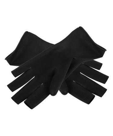 HAPINARY 1 Pair Waterproof Gloves Accessories for Hair Styling Accessories Gloves for Hair Dye Hair Washing Tools Dyeing Gloves Salon Hair Styling Gloves Hair Color Accessories Rubber 24.00X12.00X0.10CM