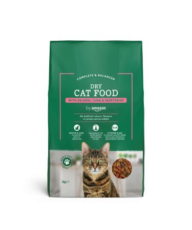 by Amazon - Complete Dry Cat Food with Salmon Tuna and Vegetables 1 pack of 3kg