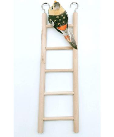 Wooden Bird Parrot Cage Climbing Ladder Toy - 2pcs (5 Step & 7 Step) - Buy Online on SooperMarket.com