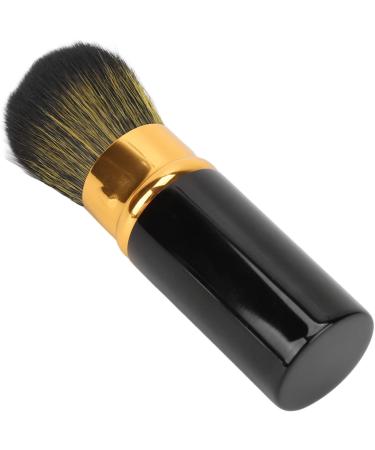 Verdant Touch Retractable Blush Brush Retractable Makeup Brush Portable Soft Hair Loose Powder Brush for Makeup Artist Black - Buy Online on SooperMarket.com