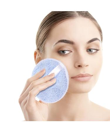 FRCOLOR 3Pcs Makeup Remover Pads - Soft Cleansing Cotton Round Beauty Sponge for Effortless Makeup Removal - Buy Online on SooperMarket.com