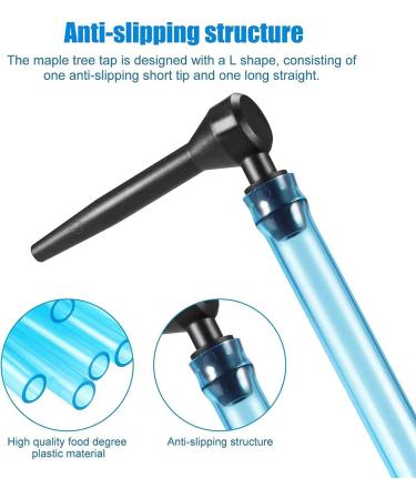 Tubes Maple Syrup Supplies 27.5 * 25 * 5cm Maple Syrup Tree Tapping Kit Maple Syrup Taps Food Grade Non-slip Tapping Kit L-shaped Tree Taps for Syrup Supplies - Buy Online on SooperMarket.com