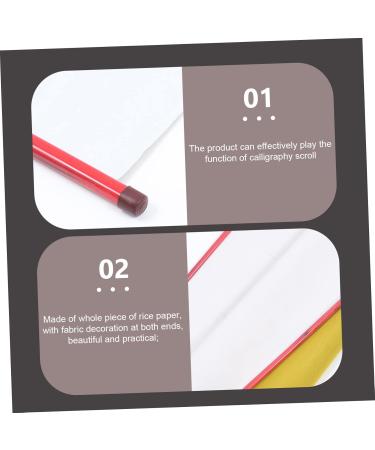Operitacx 2pcs Scroll Water Writing Cloth Brush Calligraphy Scrolls Art Wall Scrolls Clear Water Blank Child - Buy Online on SooperMarket.com