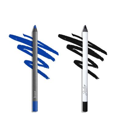 Julep When Pencil Met Gel Sharpenable Multi-Use Longwear Eyeliner Pencil - Ocean Blue & Blackest Black - Transfer-Proof - High Performance Liner Duo. 39 Blackest Black & Ocean Blue