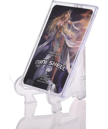 Qesonoo Top Loader Card Sleeves 10 Pack - Clear Acrylic Protectors for Trading Cards with 2 Display Stands - Baseball Sports Card Holder Case - White - Buy Online on SooperMarket.com