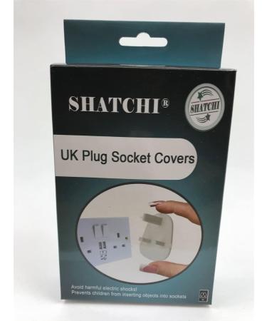 SHATCHI Proofing Electrical Plug Socket Covers - Child Safety Guard (Pack of 12) - White - Buy Online on SooperMarket.com