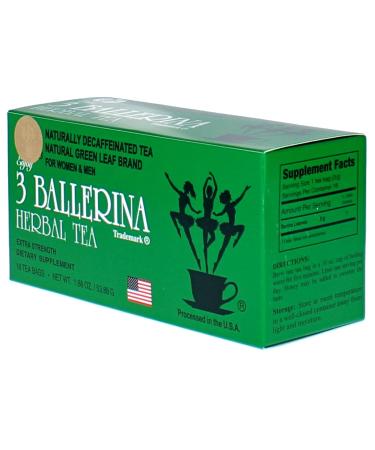 Ballerina Tea Drink Extra Strength - 36 Count x 2 and 18 Count x 2 Pack - Natural Weight Loss and Detox Tea - Buy Online on SooperMarket.com