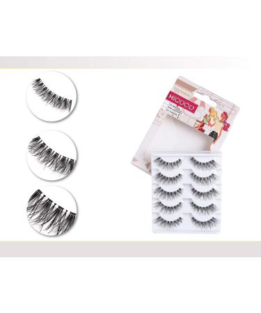 3D False Eyelashes - Handmade Natural Look Fluffy Strip Lashes Multipack (HS17-7) - Buy Online on SooperMarket.com
