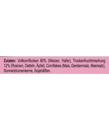 Seitenbacher Bircher Muesli I Whole Grain Cereals I Wheat I Oats I Corn Flakes I Raisins I 3 x 750 g - Buy Online on SooperMarket.com