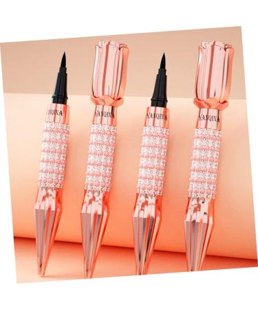 Healeved 2pcs Liquid Eyeliner Makeup Eyeliner Girl Eyeliner Suction Cup Pencil Holder Cosmetics Plastic - Buy Online on SooperMarket.com