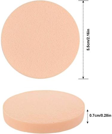 Jinlaili 12Pack Complexion Makeup Sponge Round Sponge Puff for Liquid Foundation Face Paint Sponge Set Sponges Puff Dry Wet Dual-Use for Flawless Fluid Foundation Creams Powders - Buy Online on SooperMarket.com