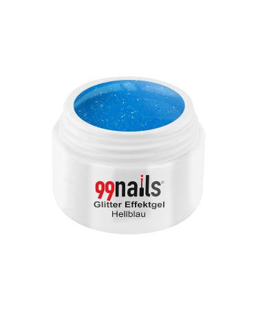 Buy 99nails Glitter Effect Gel - Light Blue (5 ml) | International Shipping Available - Buy Online on SooperMarket.com
