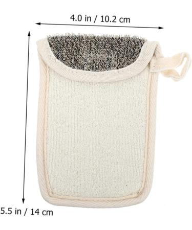 Baluue 16 Pcs Black Linen Soap Bag Foaming Soap Shower Foaming Bag Soap Pouch Cotton Soap Bags Flax - Buy Online on SooperMarket.com