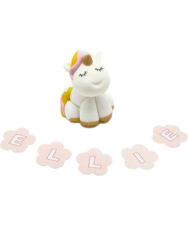 SugArt Unicorn Edible Cake Toppers | Handmade Animal Cake Decorations for Birthdays Easter Decorations or Baby Showers | Perfect on Fondant Butter Cream & Icing Sugar Cakes | Contains Food Colors - Buy Online on SooperMarket.com