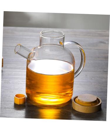HOMSFOU Glass Terrarium Glass Oil Bottles Oil Pourer Vinegar Dispenser Cruet Bottle Glass Containers with Lids Olive Oil Cruet Seasoning Shakers with Lids Cooking Oil With Cover medium As Shown - Buy Online on SooperMarket.com