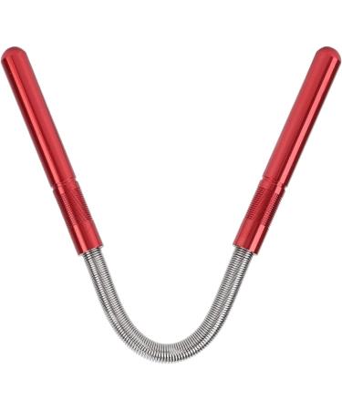 Stainless Steel Facial Hair Remover Spring - Effective Epilator for Upper Lip and Eyebrow Threading - Red - Buy Online on SooperMarket.com