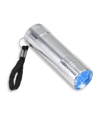 IBEIKE UV Torch Light Battery Powered - 9 LED Torch UV Flashlight for Pets Urine Detector Handy Ultraviolet Light Blacklight Torch for Resin Curing Stain Counterfeit Money Batteries Not Included