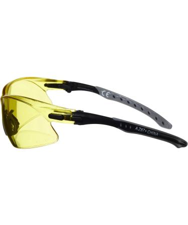 Keen Shooting Safety Glasses with Yellow Lenses - ANSI Z87.1+ & CE Rated Black/Gray - Buy Online on SooperMarket.com