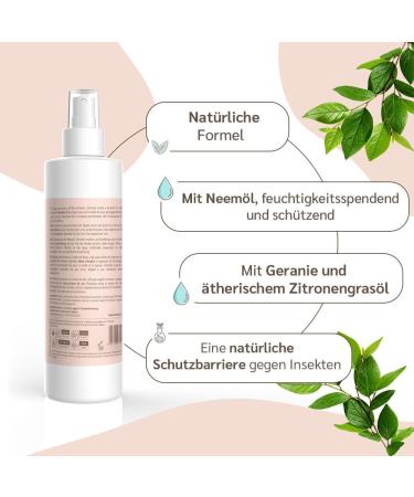 Amusi Neem l Tick Spray for Dogs 250ml | Natural Vegan Tick Protection Insect Spray - Paraben & Nickel Free - Buy Online on SooperMarket.com