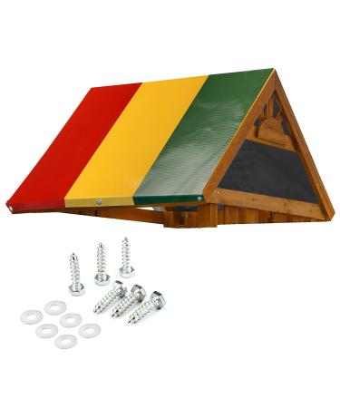 Mofeez 52" x 90" Swing Set Replacement Tarp for Play Set Outdoor, Multi-Color
