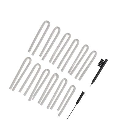 Hearing Aid Hoses & Amplifiers | HDO Model Otoplasty Molded Tubes & Cleaning Brush | Transparent Replacement Listening Tube - Buy Online on SooperMarket.com