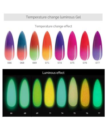 Monochrome Nail Extension Starter Set | Glow-in-the-Dark Gel & Rhinestone Glitter for Beginners - Nail Art Design #03 - Buy Online on SooperMarket.com