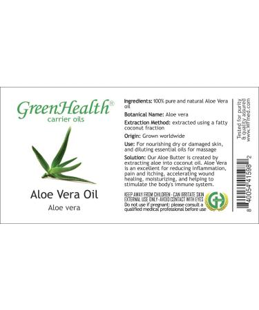 100% Pure Aloe Vera Oil - 4oz | Best Quality for Skin & Hair | Shop Internationally - Buy Online on SooperMarket.com