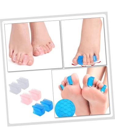 FOMIYES 30 Pcs Eversion Toe Separator Pedicure Tools Set for Correcting Bunions and Overlapping Toes - 5 Sets of Orthopedic Toe Spacers and Bunion Straightener Pads - Buy Online on SooperMarket.com
