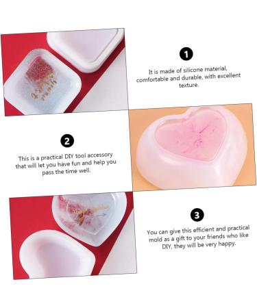 Tofficu 6 Pcs Dish Silicone Mold Molde De Para Resina Square Tray Keychain Mold Diy Plate White - Buy Online on SooperMarket.com