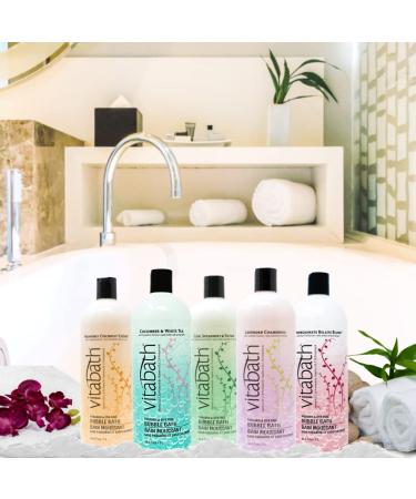Vitabath Heavenly Coconut Creme Bubble Bath - 33.8 fl oz | Aromatherapy Relaxing Soak for Men & Women | Moisturizing & Nourishing Bubbly Bath Formula | All Skin Types - Buy Online on SooperMarket.com