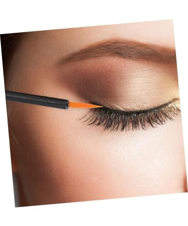Baluue 100pcs Disposable Eyeliner Brush Practical Eyeliner Brush Curved Eyeliner Brush Facial Tool Plastic 9x6.5cm Black - Buy Online on SooperMarket.com